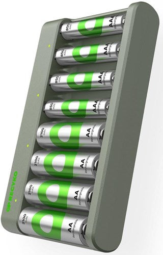 GP Batterieladegerät USB 6h mit 4xaaa und 4xaa Akku - 3503068