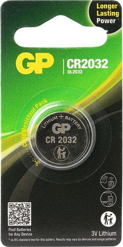 GP CR2032 Lithium -Knopfzelle 3V 1HK