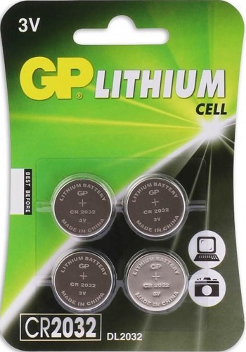 Lynx - CR2032 Lithium-Knopfzellen 3V 4PK