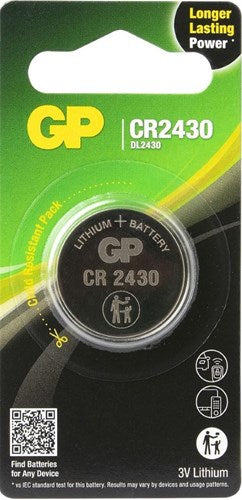 GP - CR2430 Lithium -Knopfzelle 3V 1HK