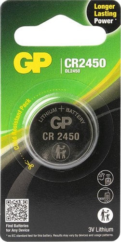 GP - CR2450 Lithium -Knopfzelle 3V 1pk