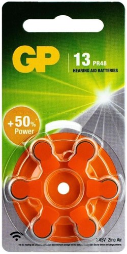 GP-Hörbatterie ZA13 Blister (6) – 3221912