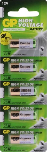 GP GP 23a 12 Volt Alkaline Blister 5 – 3011962