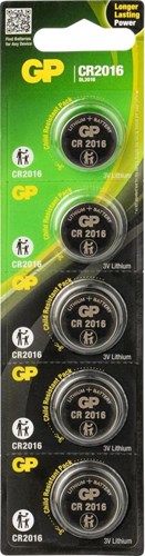 GP GP CR2016 Lithium 3 Volt Blister 5 – 3212342