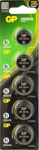 GP GP CR2016 Lithium 3 Volt Blister 5 – 3212342