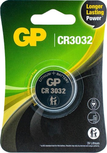 GP Lir2450 Lithium 3,6 Volt 120 mA wiederaufladbar 3212310