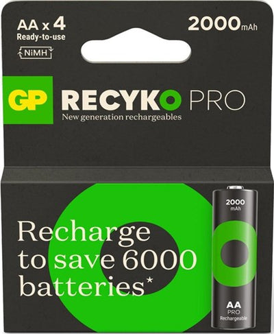 GP NiMH-Akku AA 2000 mA Blister (4) – 3311492