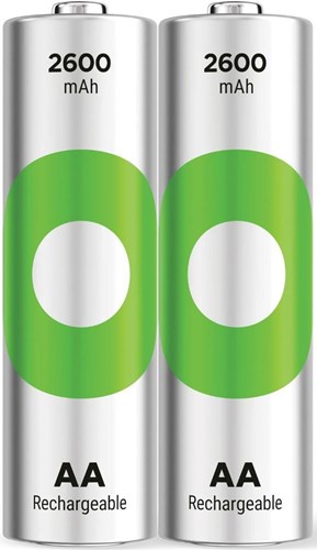 GP NiMH-Akku AA 2600 mA Blister (2) – 3311450