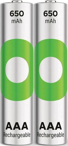 GP NiMH-Akku AAA 650 mA, Handy-Blister (2) – 3311400