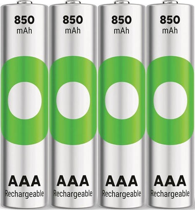 GP wiederaufladbare AAA -Batterien 850mah nimh 4pk
