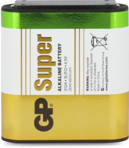 GP Super Alkaline 4,5 V flach 3lr12 312a 3012430
