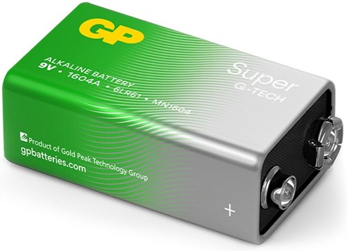 GP Super-Alkali 9 Volt 6lr61 1604a 3012425