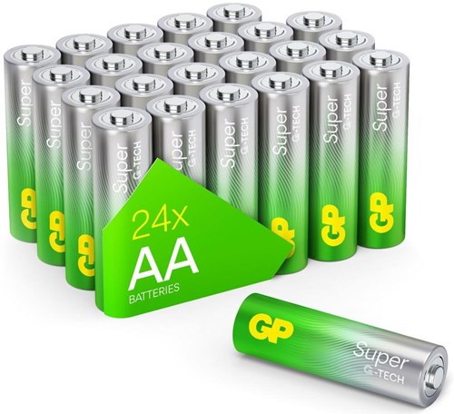 GP Super-Alkalibatterie AA-Box (24) – 3012290