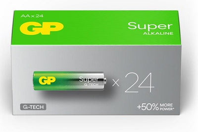 GP Super-Alkalibatterie AA-Box (24) – 3012290