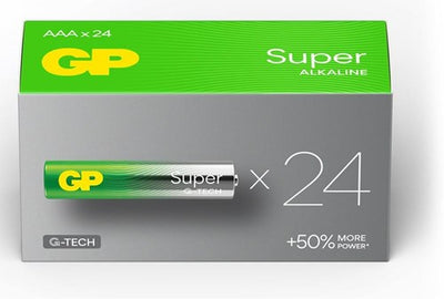GP Super-Alkali-Batterie, AAA-Box (24) – 3012292