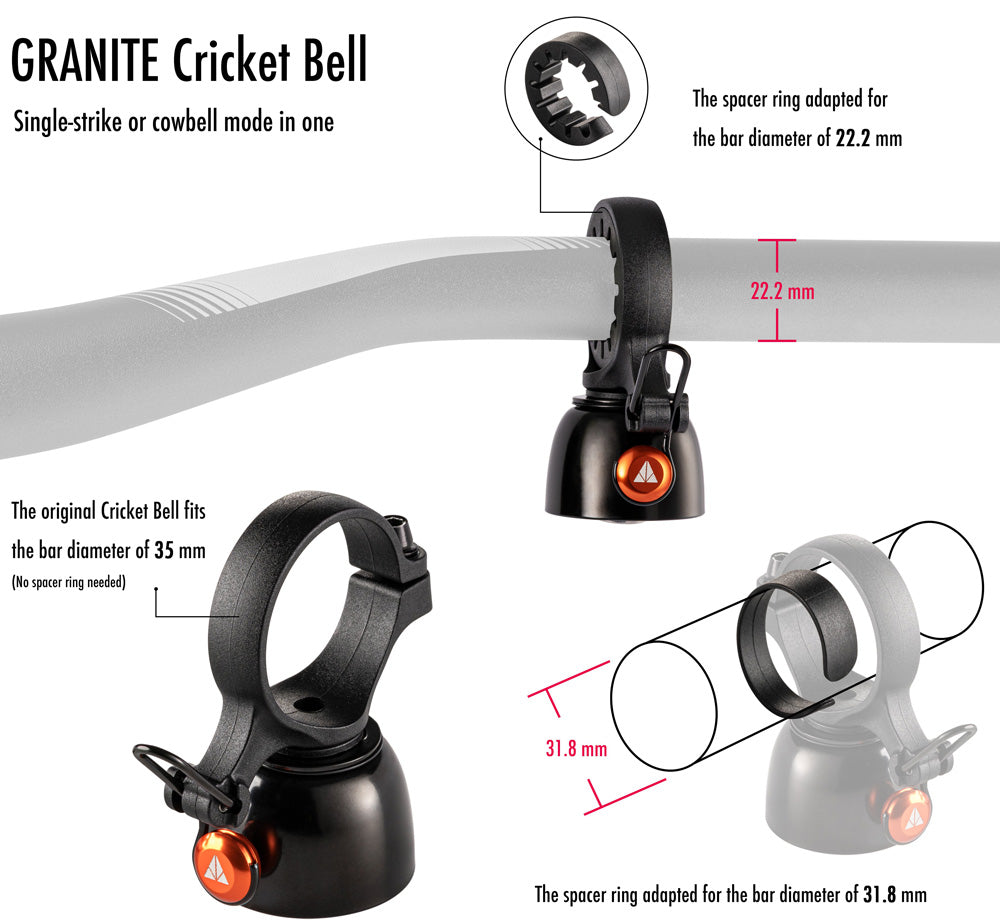 Granit-Cricket – Dual-Mode-Glocke