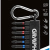 Graphitbit-Set 10-teilig lang im Halter mit Haken - 6480220