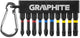 Graphitbit-Set 10-teilig lang im Halter mit Haken - 6480220