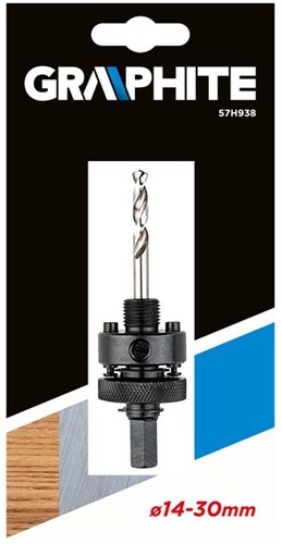 Graphit-Lochbohrer-Adapter | Starterset | 14–30 mm – 6480345