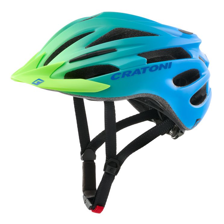 Cratoni Helm Pacer Jr. grün-blau matt s-m
