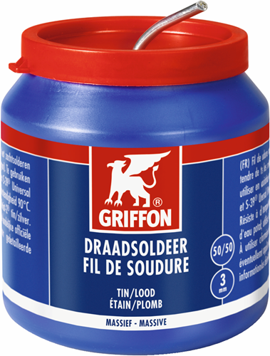 Griffon Lötdraht 50 50 massiv 3mm 500gr