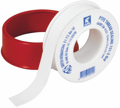 Griffon PTFE-Band Gastec 12 mm x 0,1 mm Rolle 12 m (Teflonband) – 6150018