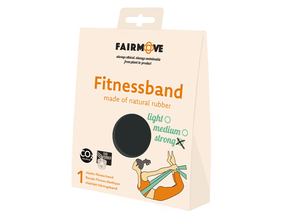 Fairzone Fitness Band stark schwarz