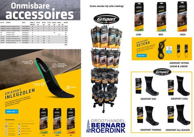 Grisport Ganzjahressocken 25108 | schwarz grau | Größe 46 - 00.048.178.43