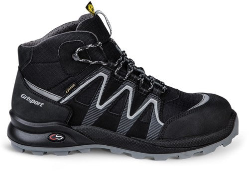 Ty Grisport Safe Cross GTX Line 33663 High S3 ESD | schwarz silber | Größe 39 - 00.049.014.39