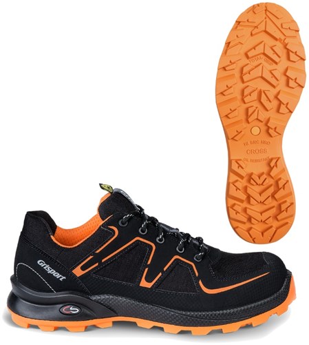 Ty Grisport Safe Cross Safe Beat 33602 Low S3 Schwarz Orange – Größe 43 – 00.049.007.43