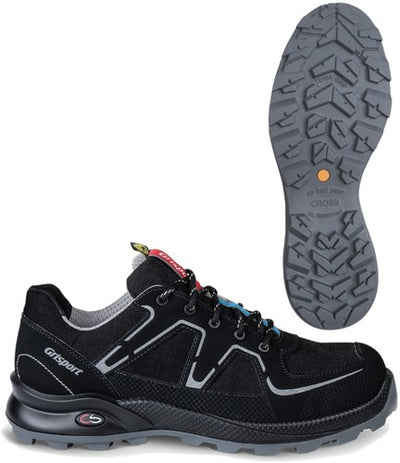 Grisport Safety Cross Safety Nordic 33603 Low S3 Schwarz Silber – Größe 46 – 00.049.008.46