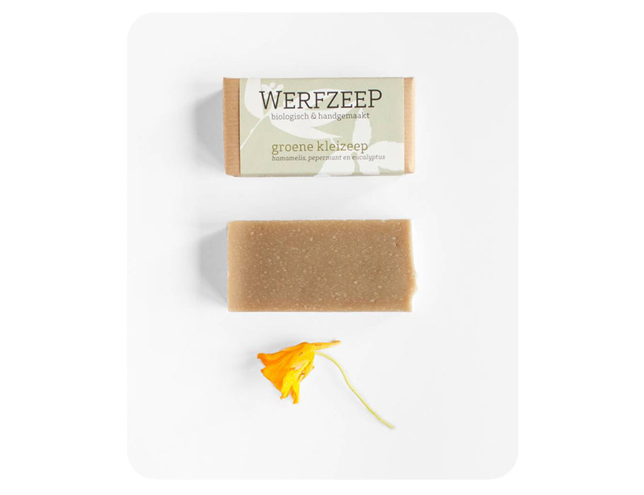 Werf Seife gelbe Seife grüner Ton 100 g