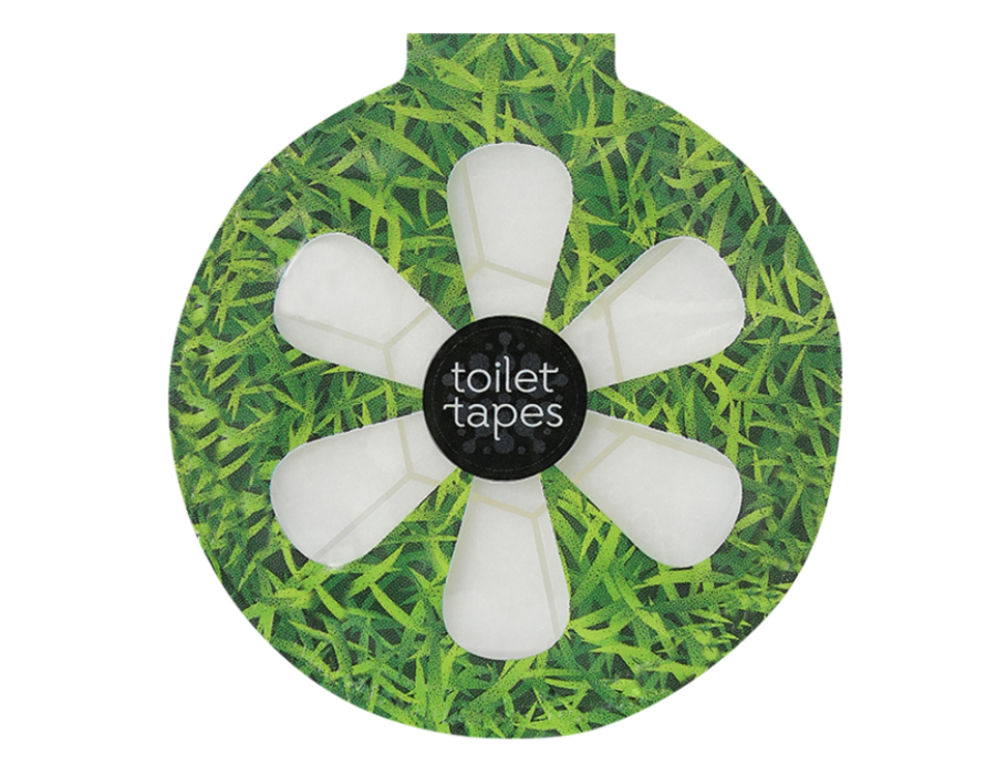 Toilettenbänder Toilettenband WC Block Groovy Gras