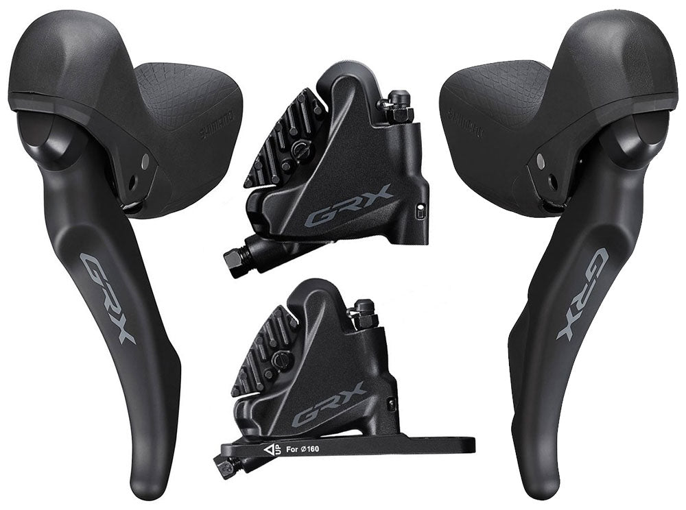 Shimano grx bl st-rx600+br-rx400 1x11-fach scheibenbremsenset