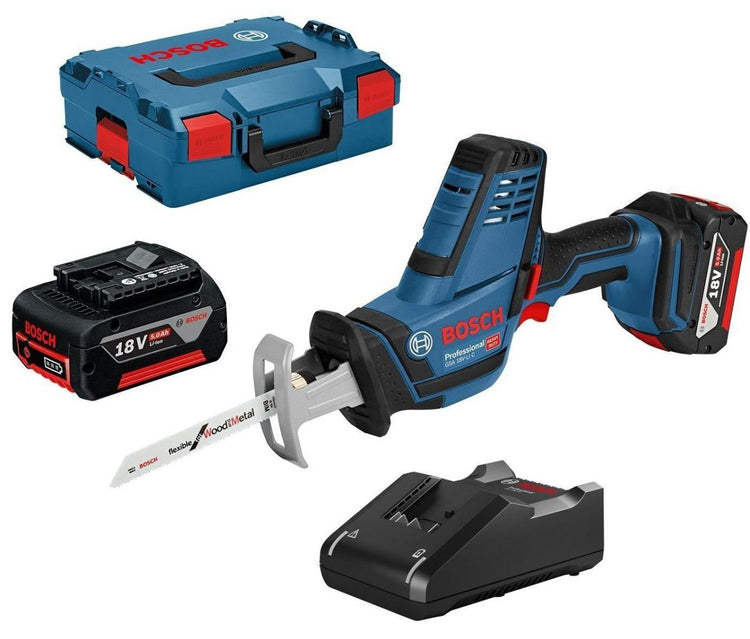 Bosch Blue GSA 18 V-Li C Professional Akku-Säbelsäge 5,0 Ah | in L-Boxx - 06016a5002