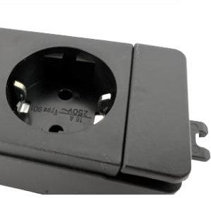 GST18©-kompatible Tischsteckdose RA 3 V Transit m-f – 6872002