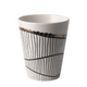 Gusta Tasse Fika weiß schwarz gold 300ml