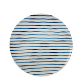 Gusta Teller Streifen blau ø20cm - afbeelding 1