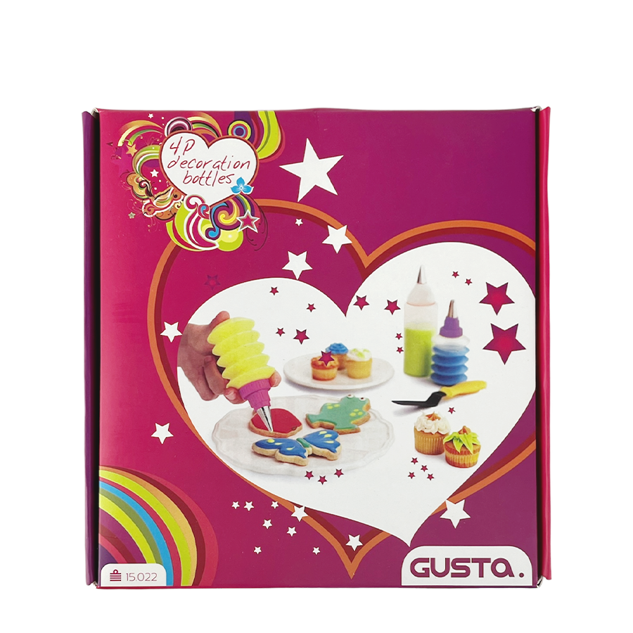 Gusta Cupcake-Dekorationsset 4-teilig