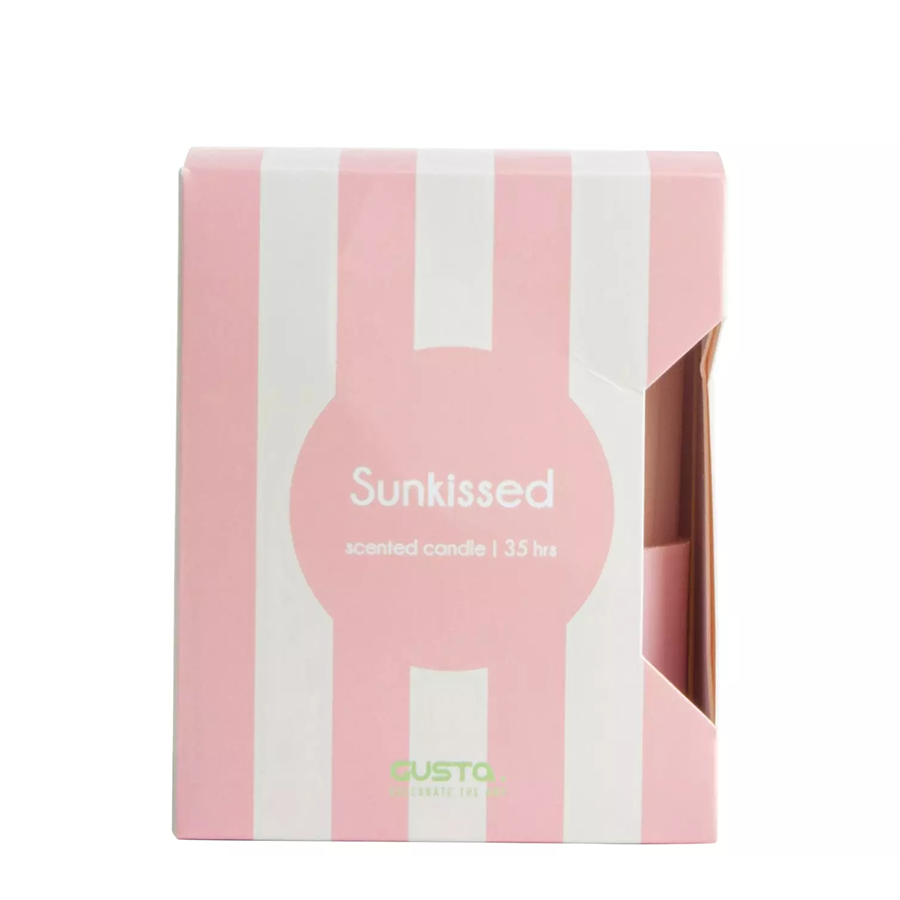 Gusta Duftkerze Silikonhülle sunkissed ø8x10cm