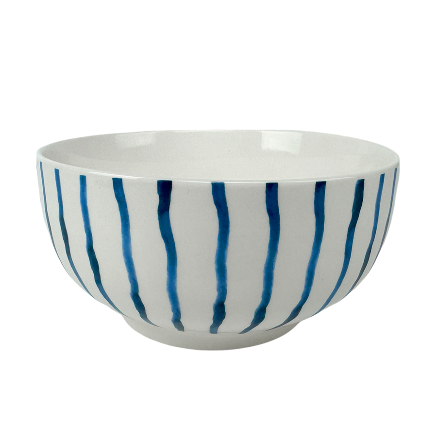 Gusta Schüssel Streifen blau ø14x7cm
