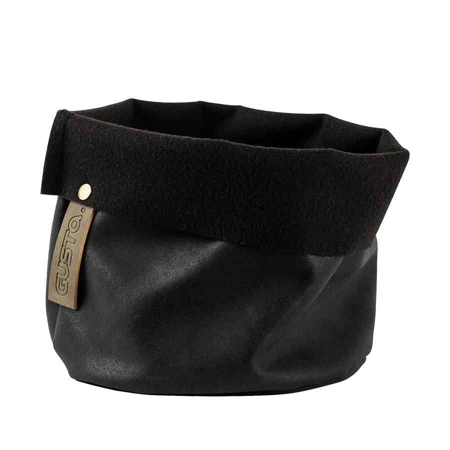 Gusta Aufbewahrungstasche schwarz ø18x18cm