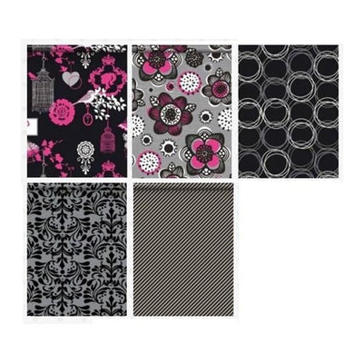 Geschenkpapier schwarz-weiß, Rolle 200x70cm