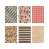 Geschenkpapier aus bedrucktem Kraftpapier, 200 x 70 cm - afbeelding 1
