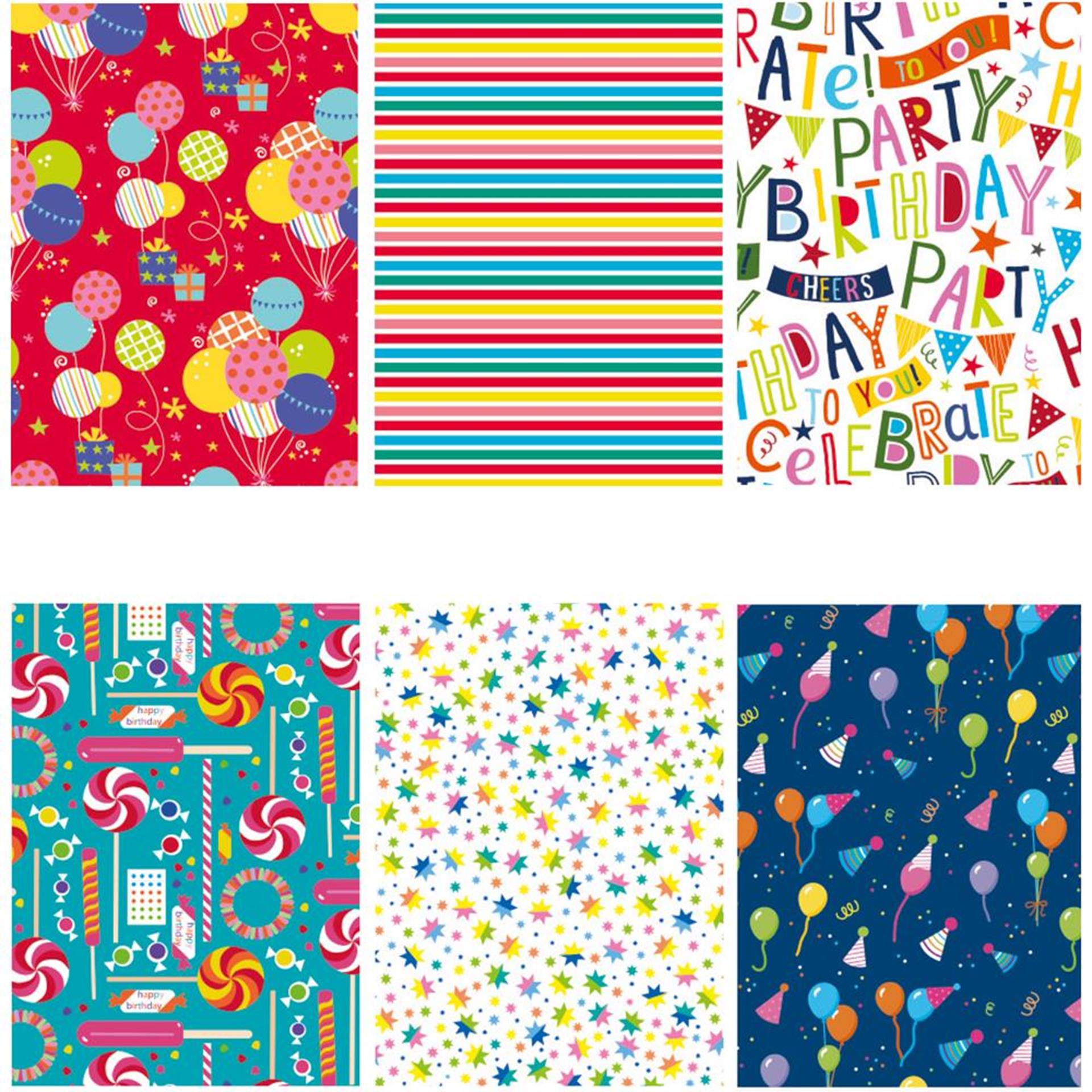 Geschenkpapier-Partyrolle 200x70cm