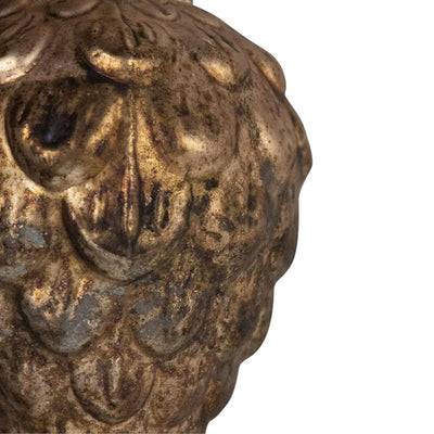 Weihnachtskugel Tannenzapfen antikbraun ø8cm