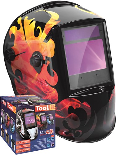 Gys Schweißhelm LCD Zeus 5-9-9-13g Feuer - 5193044098 5193044098