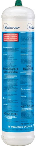 Gys Sauerstoffflasche – nicht wiederaufladbar – 110 l – 5193040458