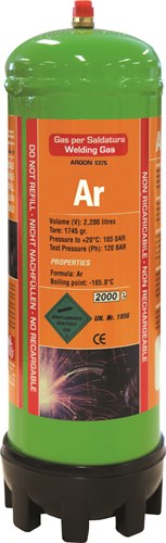 Gys Einweg-Gasflasche, 100 % Argon, 2,2 l – 5193043688 5193043688