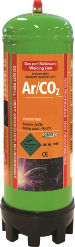Gys Einweg-Gasflasche, Argon CO2, 1,8 l – 5193043664 5193043664